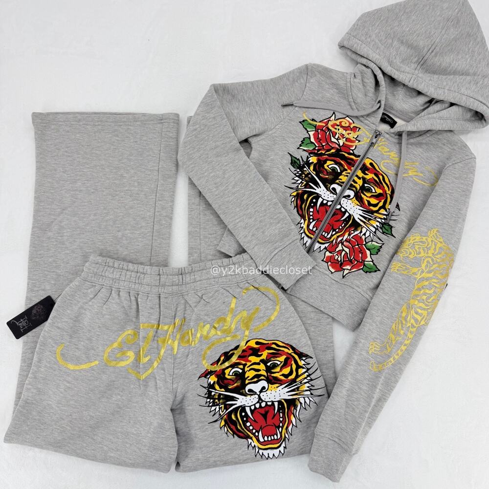 Ed Hardy Tracksuit (Size M)